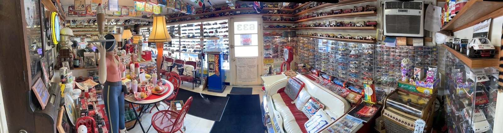 Inside the Belmont's Garage service bays